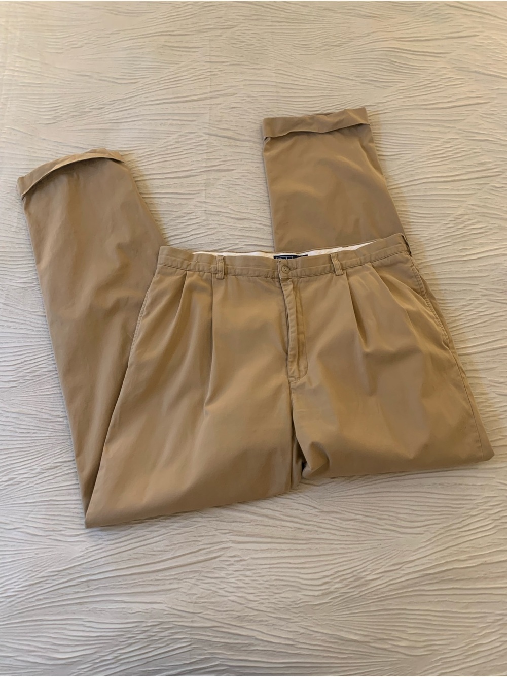 Vintage Polo Ralph Lauren Double Pleated Chino (Andrew?) pants, size 36x33